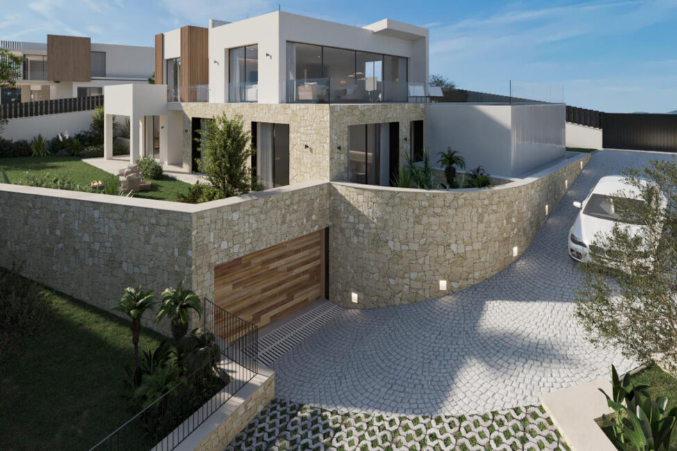 Stylish newly built villa with sea views in Santa Ponsa