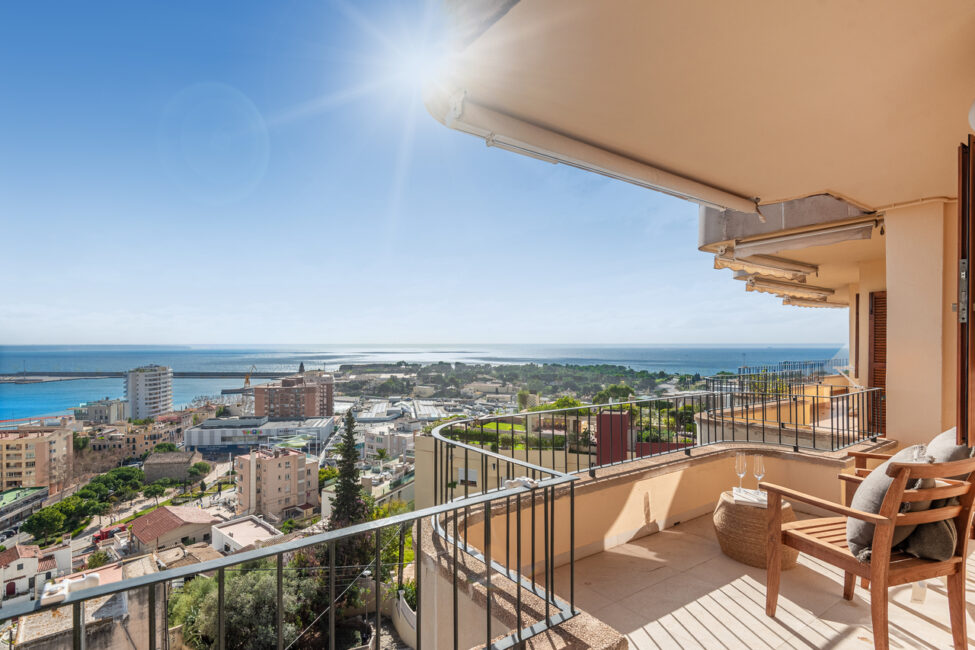 Renoviertes Penthouse mit fantastischem Ausblick auf den Hafen von Palma