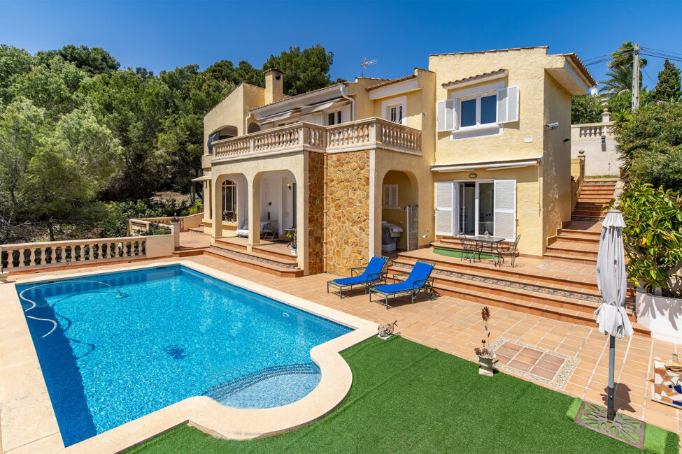 Geräumige Villa mit Blick bis zur Bucht von Palma in Costa de la Calma