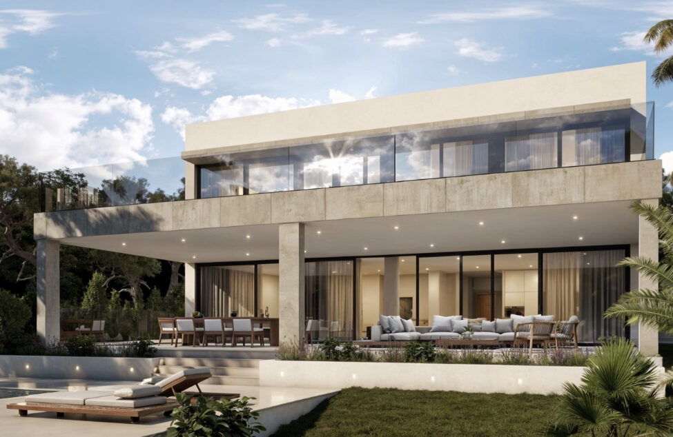 Exklusive Neubau-Luxus-Villa im minimalistischen Stil in Santa Ponsa